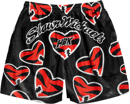 Corazón Roto Rojo Short Slim Tech