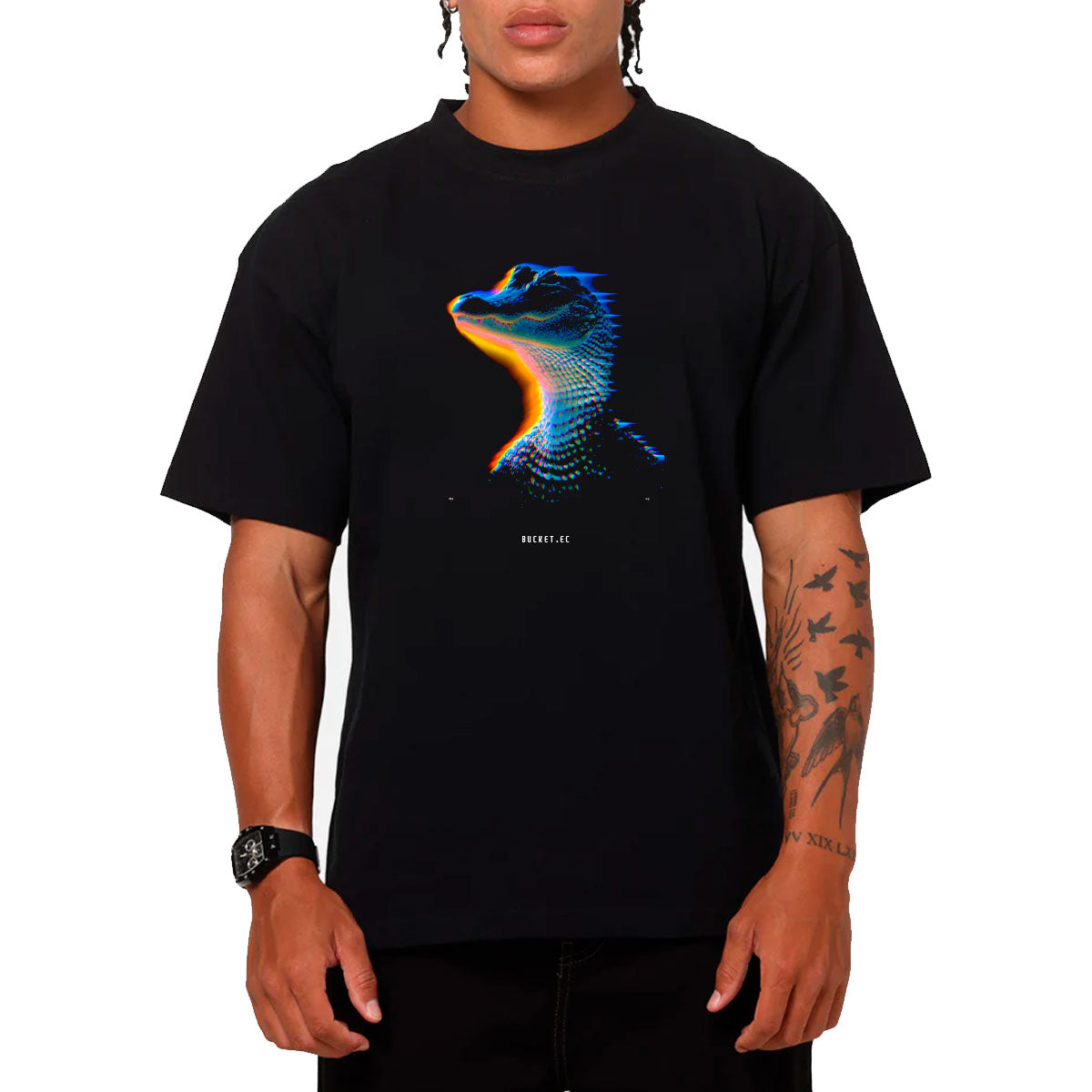 Lagarto Neon Camiseta Slim Fit