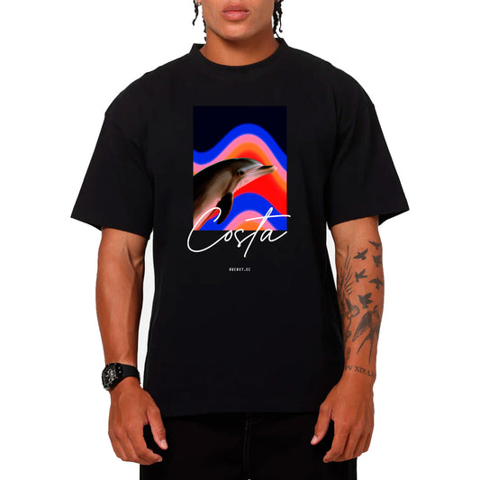 Costa Delfín Neon Camiseta Slim Fit