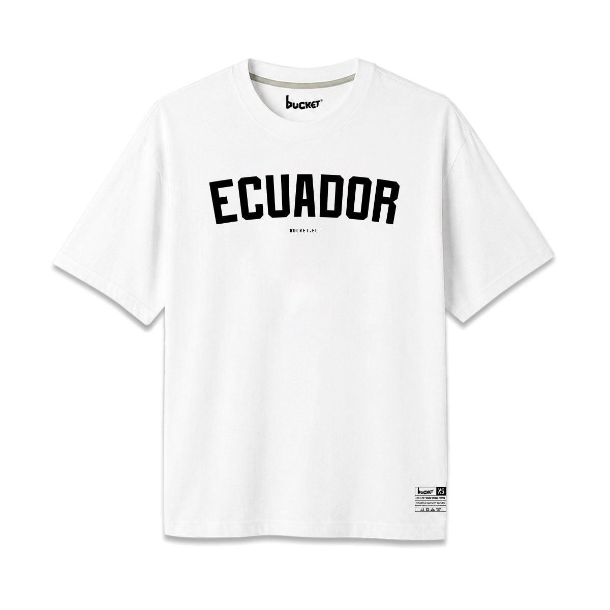 Ecuador Letras Camiseta Slim Fit