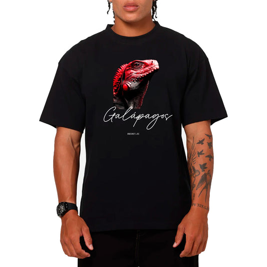 Galápagos Iguana Camiseta Slim Fit