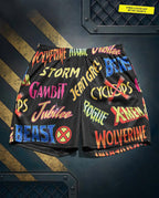 X Comic Logos Short Slim Tech