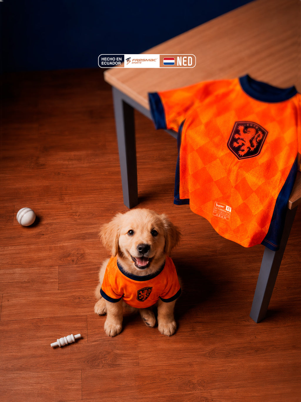 Camiseta Mascota Holanda Mundial 2026