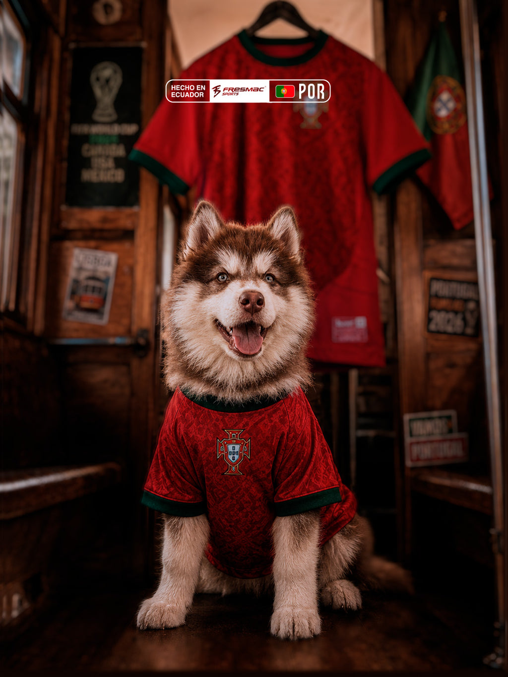 Camiseta Mascota Portugal Mundial 2026