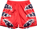 All American Rojo Azul Short Slim Tech
