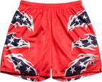 All American Rojo Azul Short Slim Tech