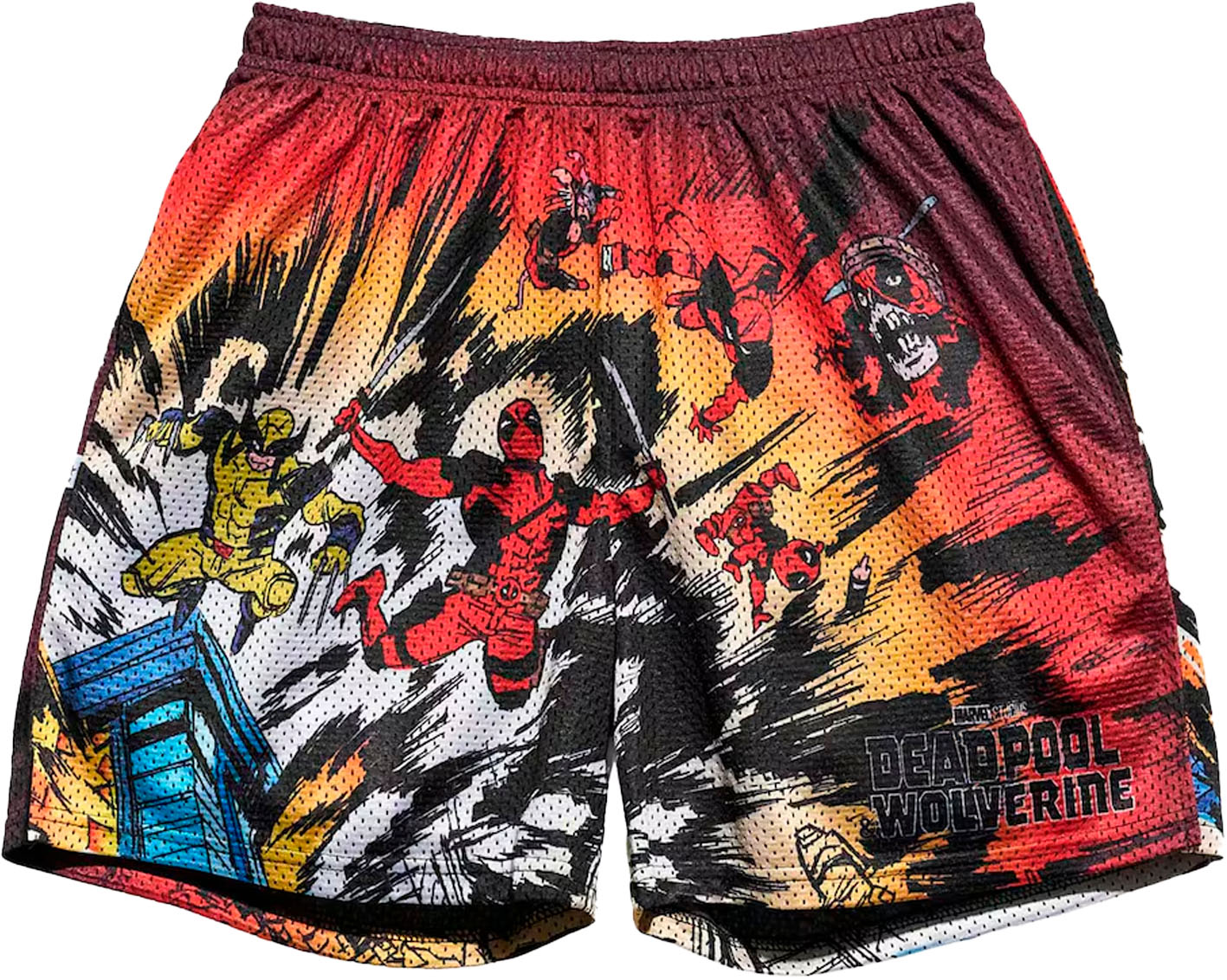 Comic Series War Short Slim Fit