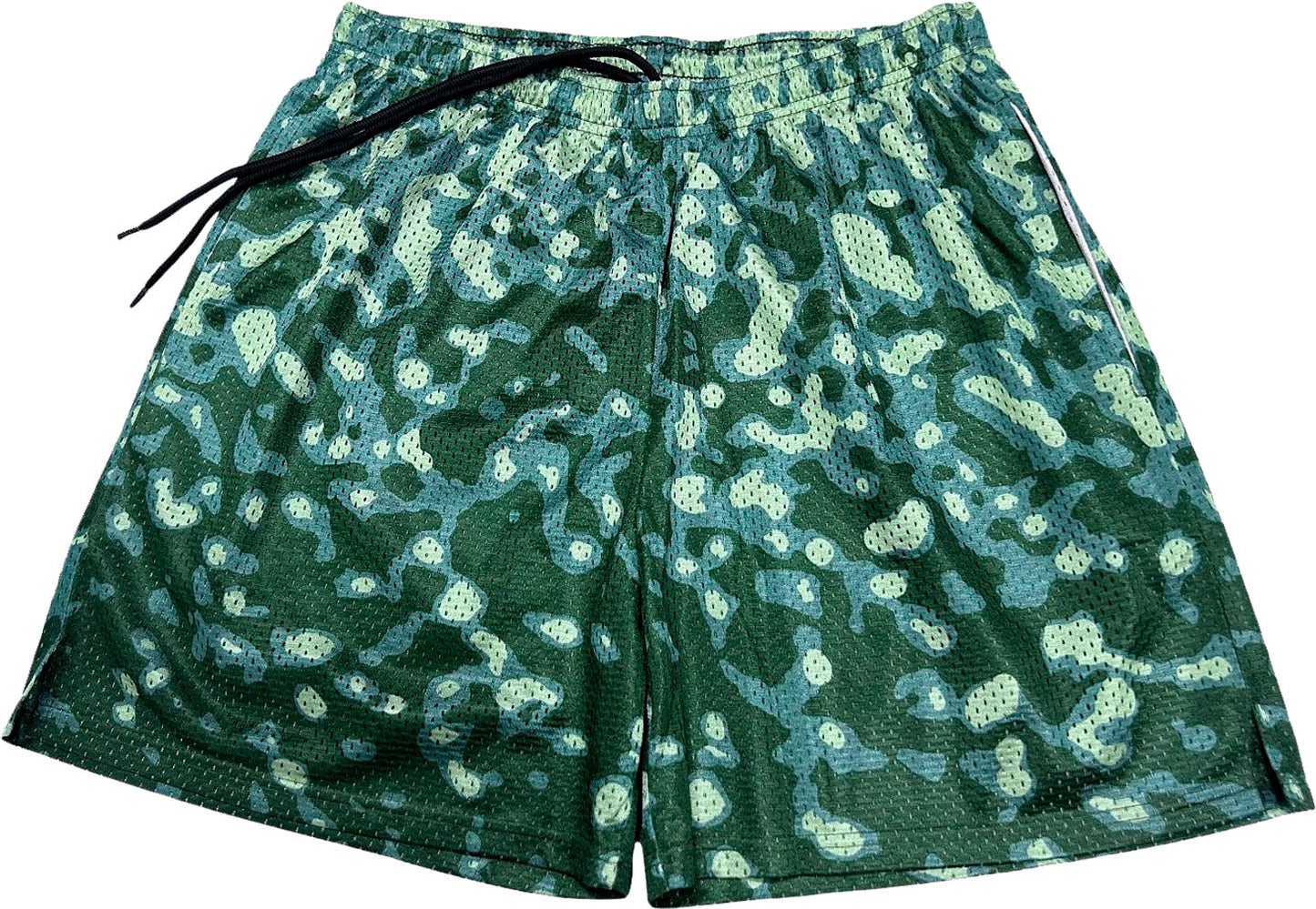Leopard Verde Short Slim Tech