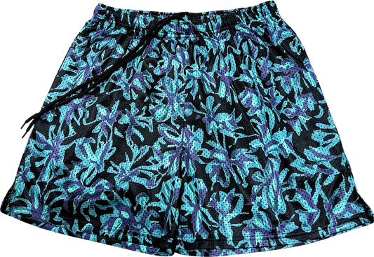 Florida Negra Turqueza Short Slim Tech