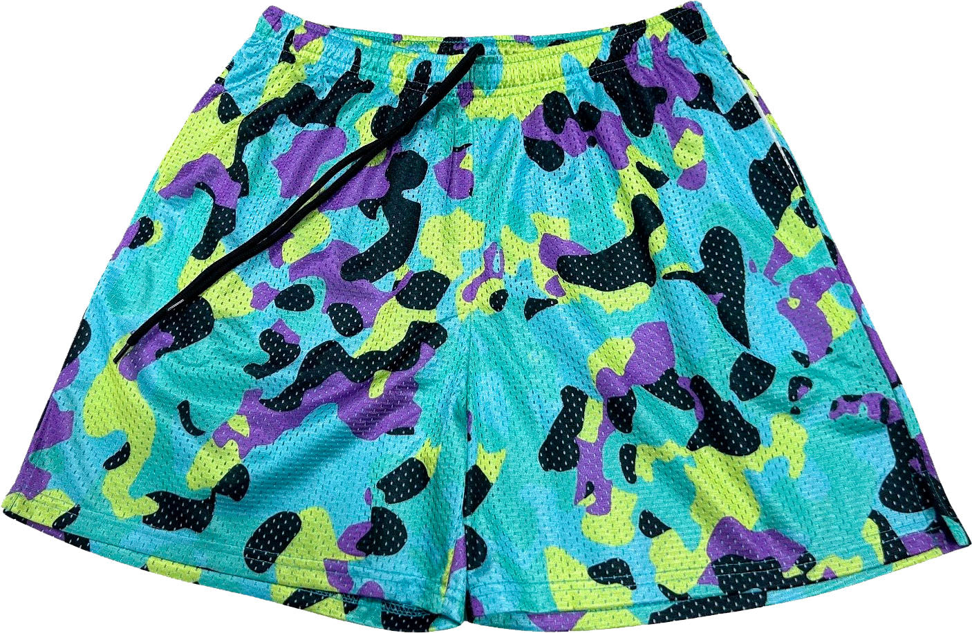 Camouflage Celeste NEON Short Slim Tech