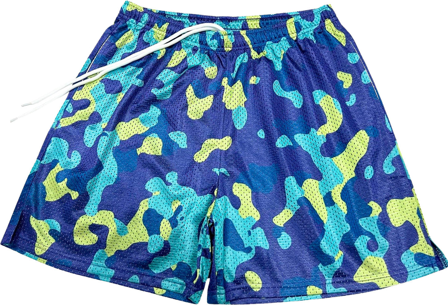Camouflage Azul NEON Short Slim Tech