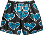Corazón Roto Azul Short Slim Tech
