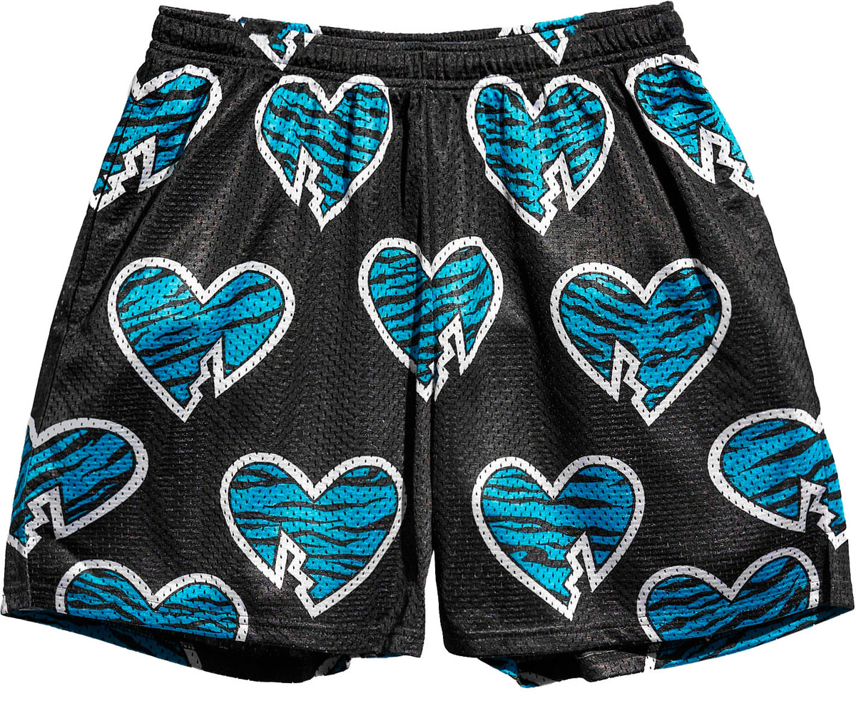 Corazón Roto Azul Short Slim Tech