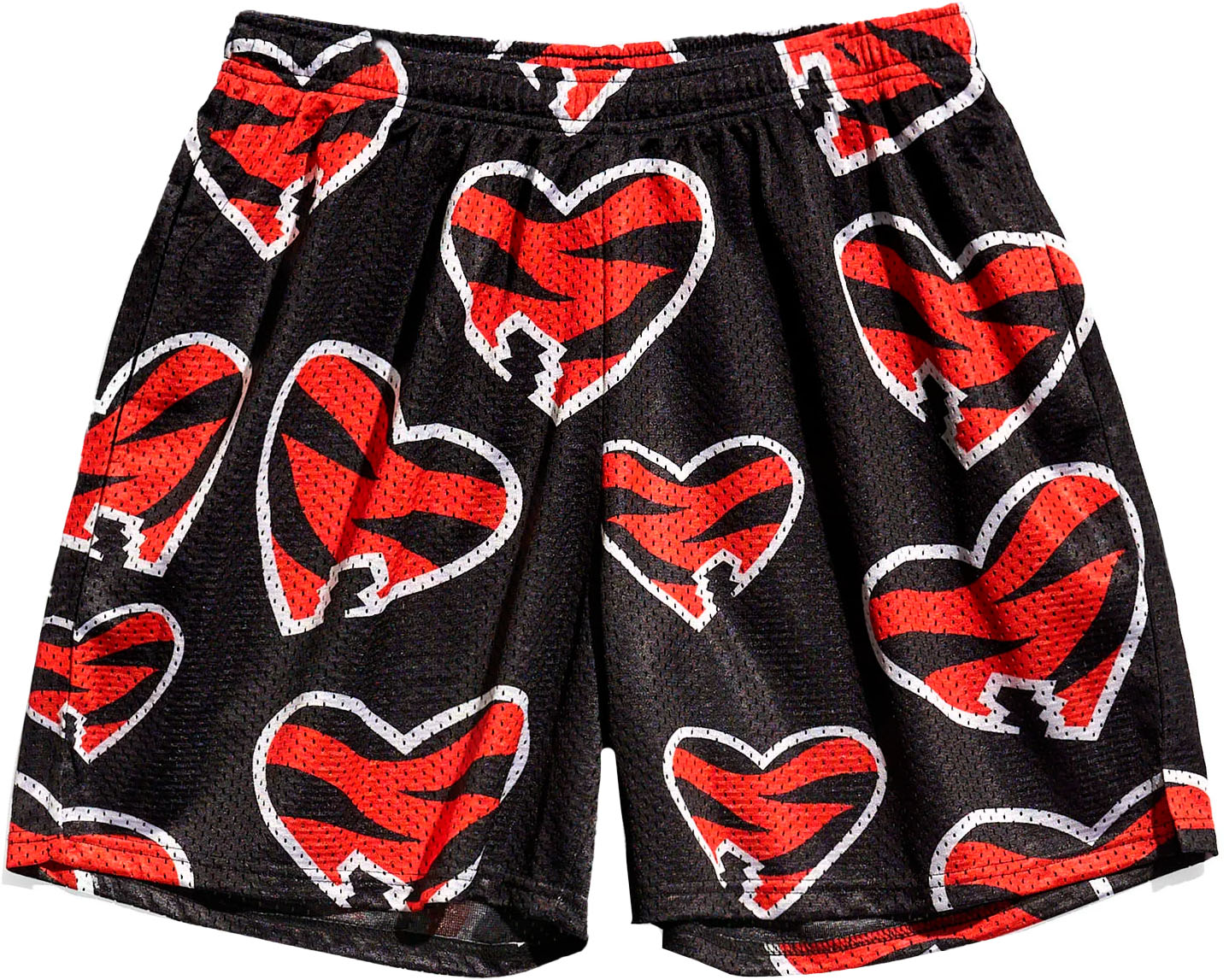 Corazón Roto Rojo Short Slim Tech