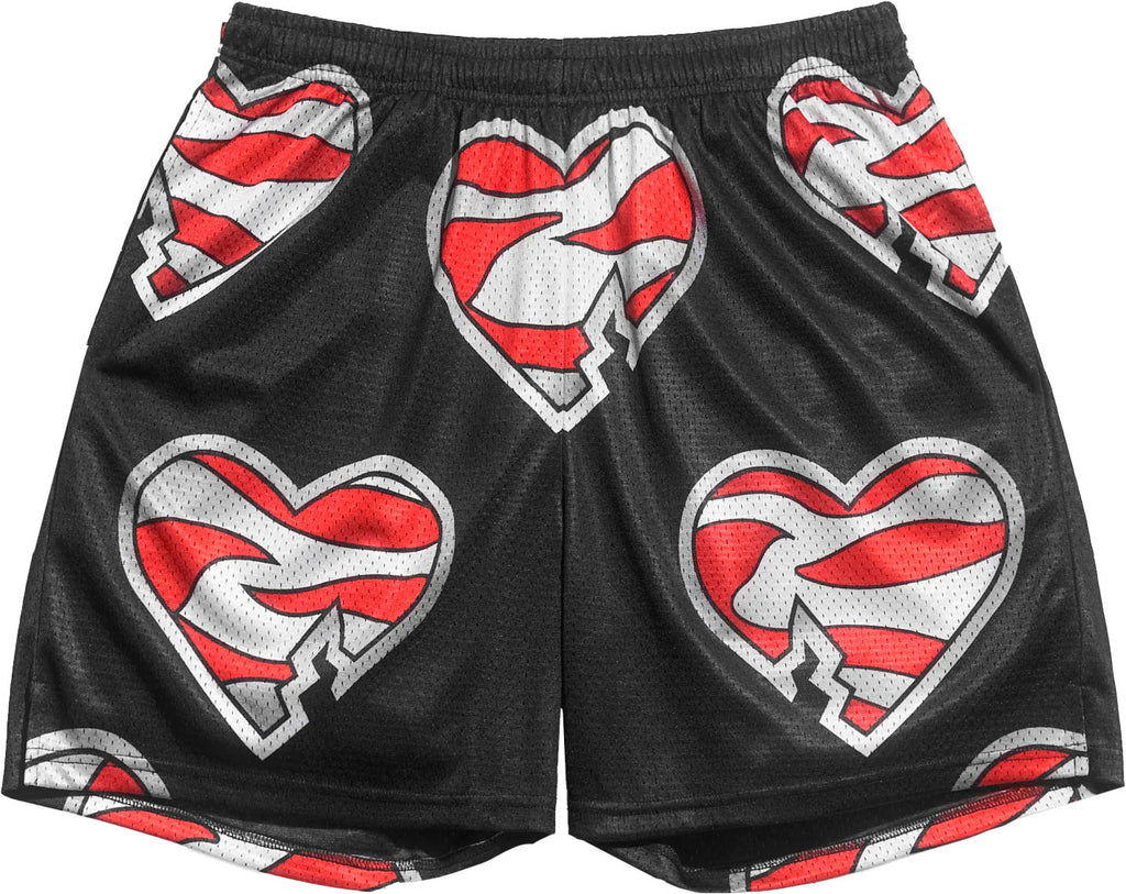 Corazón Roto Rojo v2 Short Slim Tech