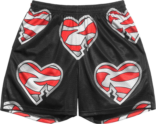 Corazón Roto Rojo v2 Short Slim Tech