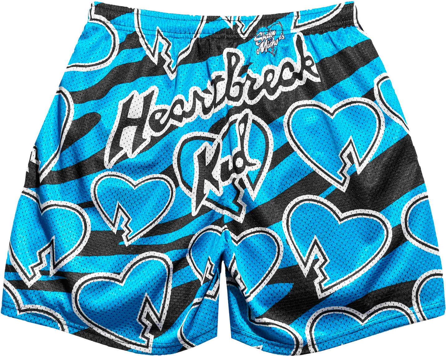 Corazón Roto Cian Short Slim Tech