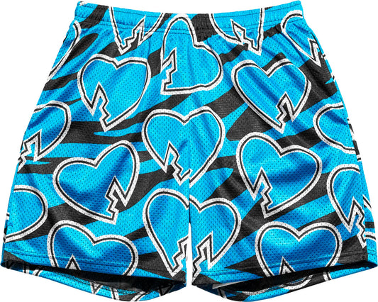 Corazón Roto Cian Short Slim Tech