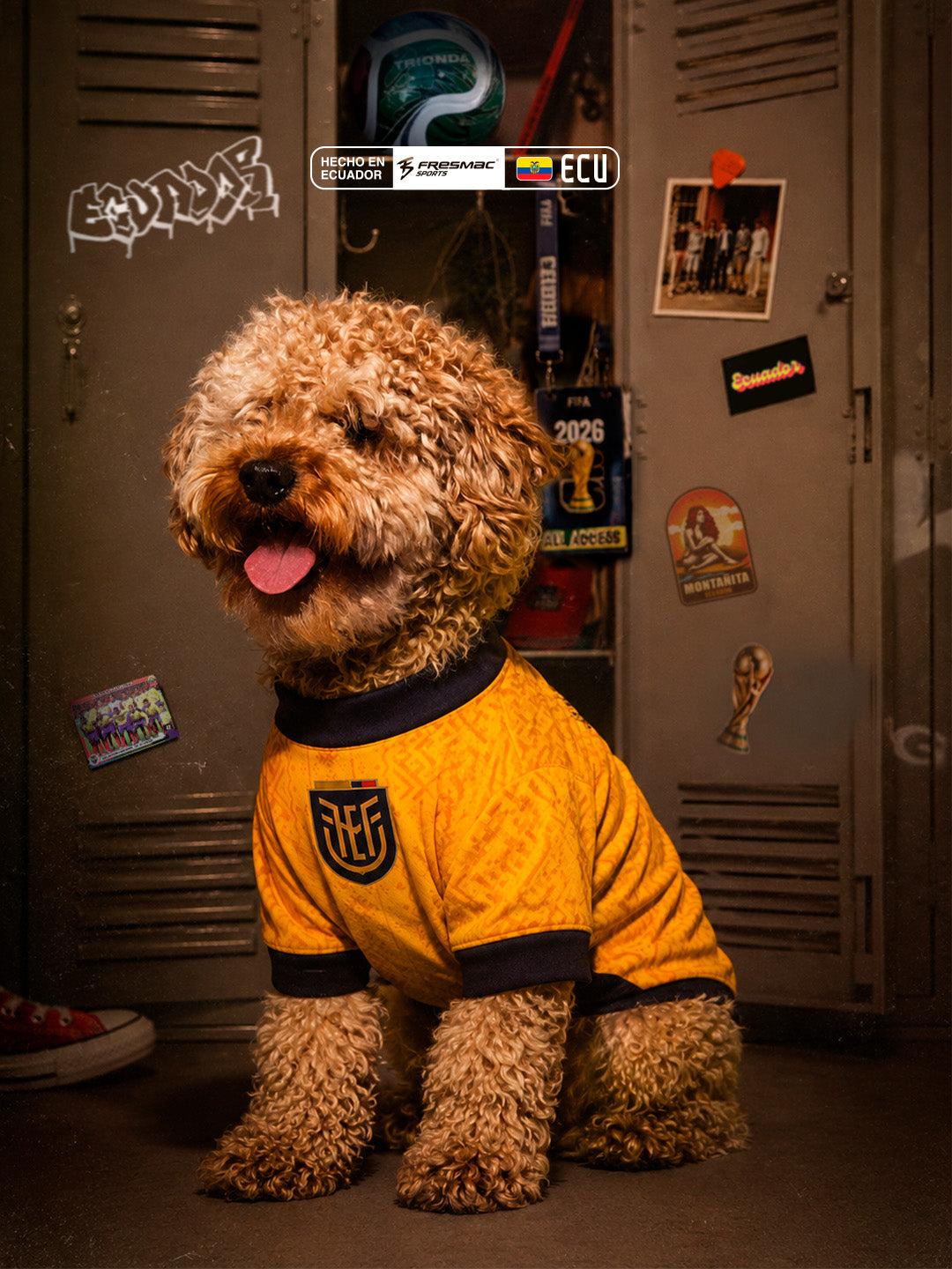 Camiseta para Perros y Gatos Ecuador Mundial 2026