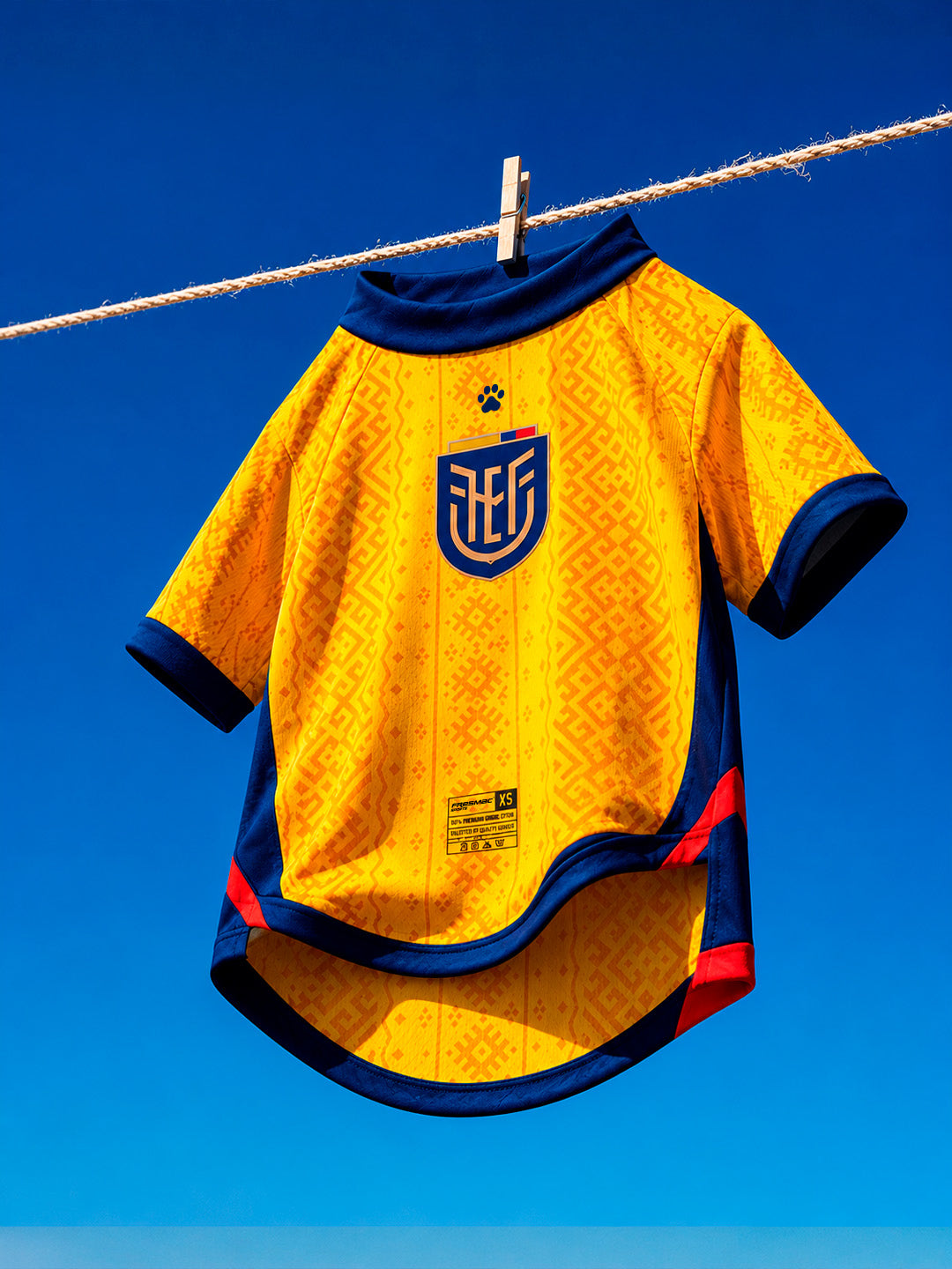 Camiseta para Perros y Gatos Ecuador Mundial 2026