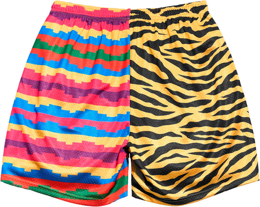 Animal Print Short Slim Tech