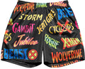X Comic Logos Short Slim Tech