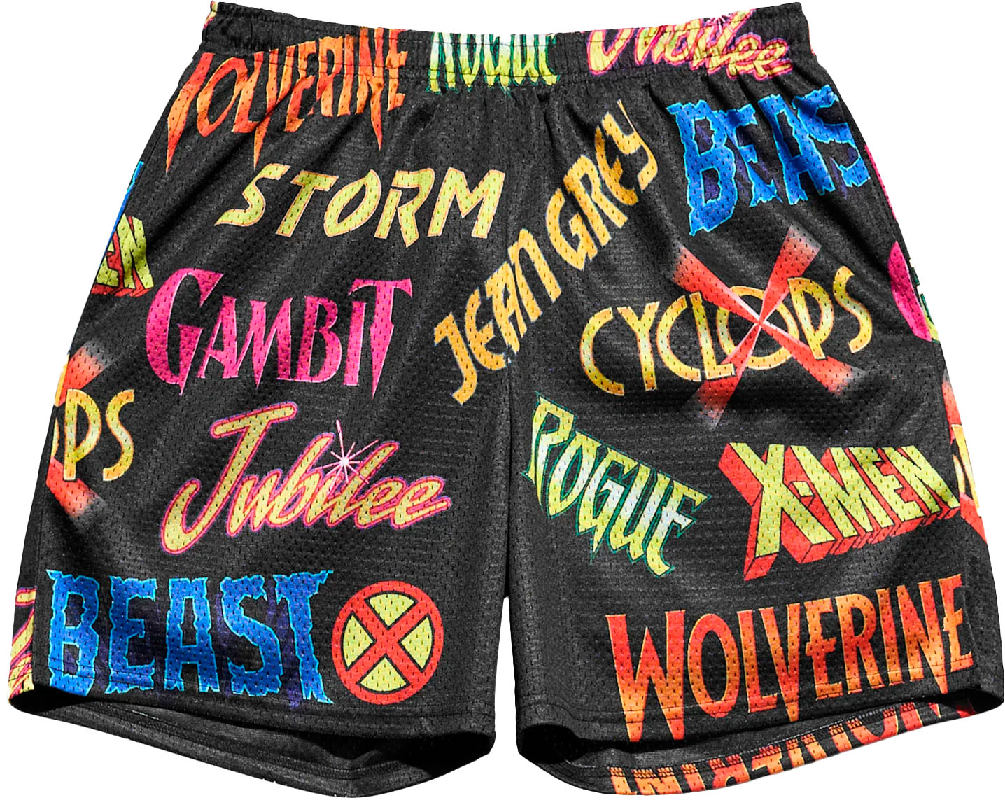 X Comic Logos Short Slim Tech