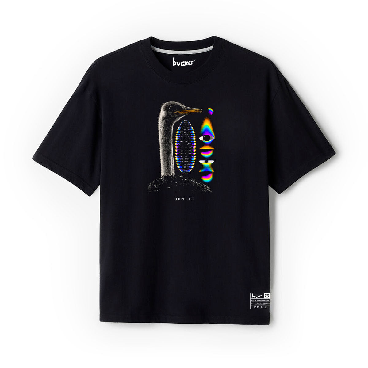 Avestruz Psico Camiseta Slim Fit