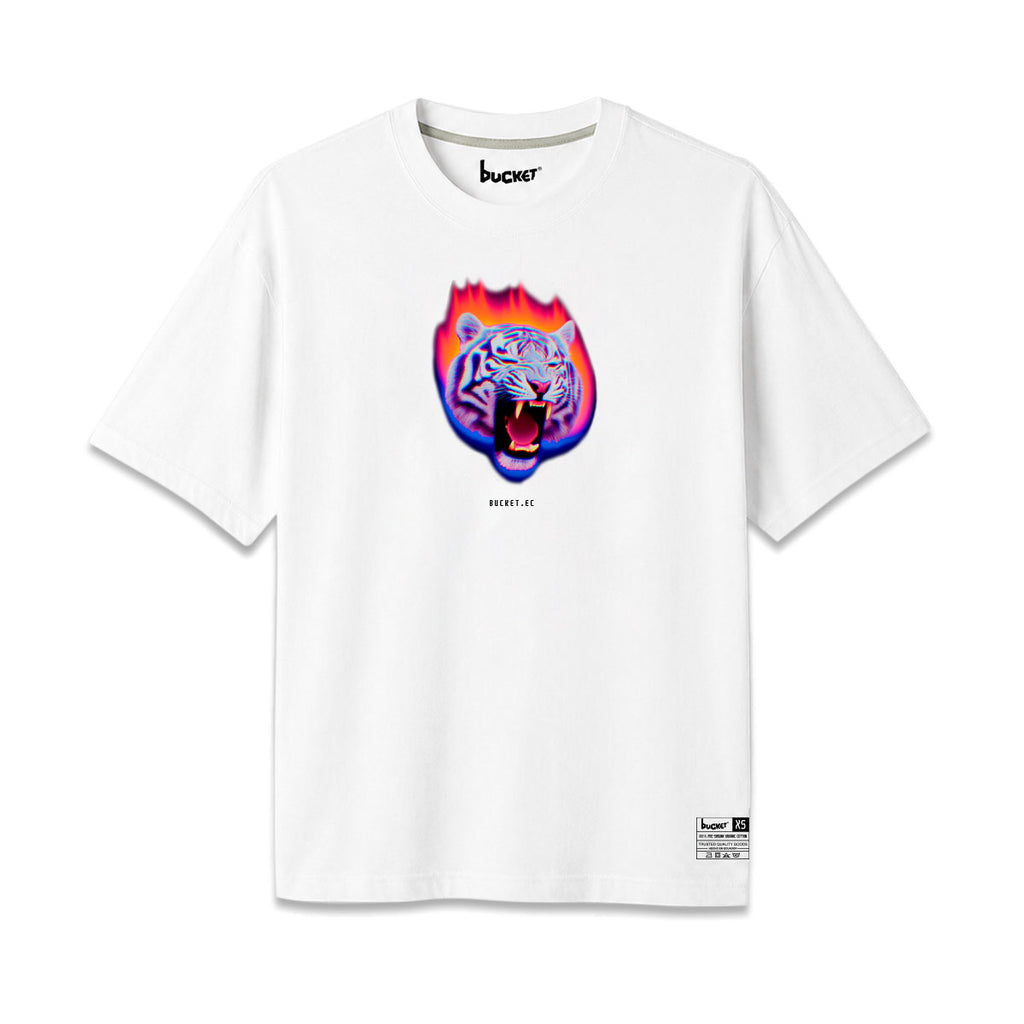 Tigure Bengala Neon Camiseta Slim Fit