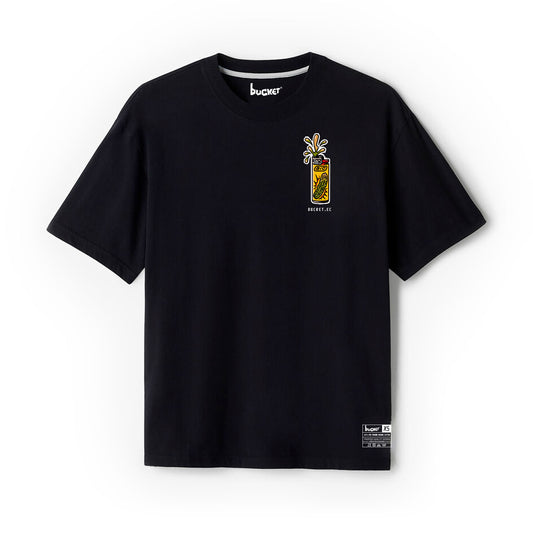 Fosforera Fuego Arte Neon Camiseta Slim Fit