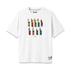 Fosforera Patron Fuego Arte Neon Camiseta Slim Fit