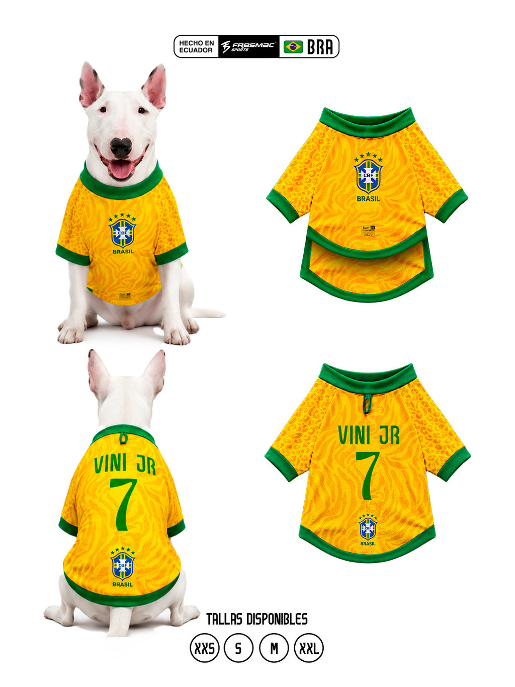 Camiseta Mascota Brasil Mundial 2026