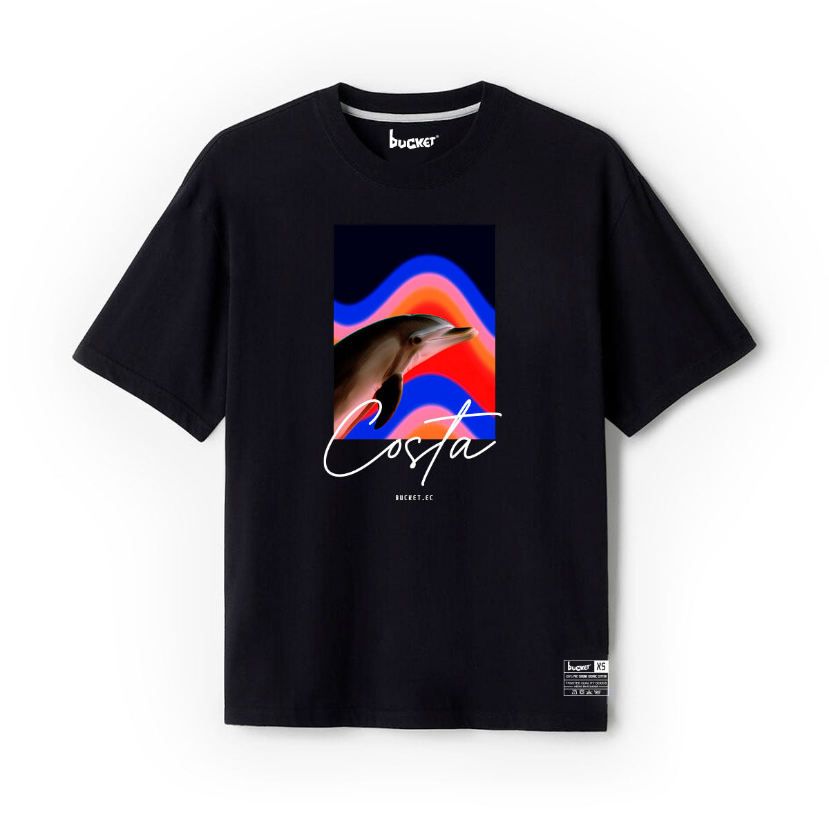 Costa Delfín Neon Camiseta Slim Fit