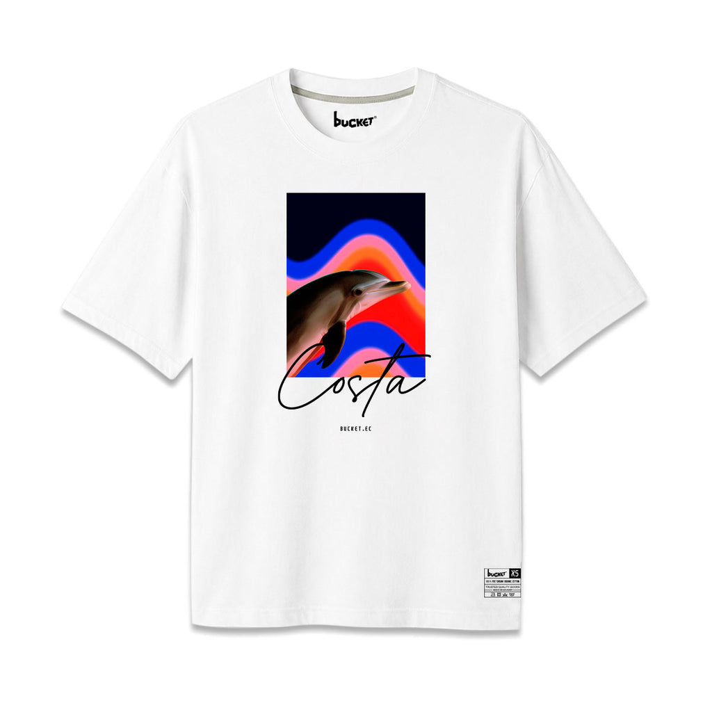 Costa Delfín Neon Camiseta Slim Fit