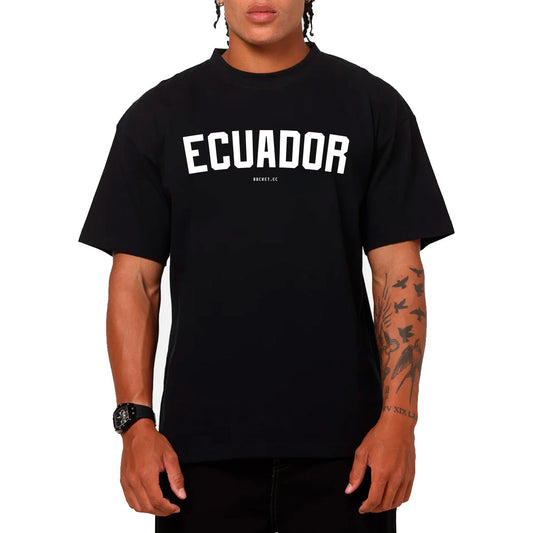 Ecuador Letras Camiseta Slim Fit