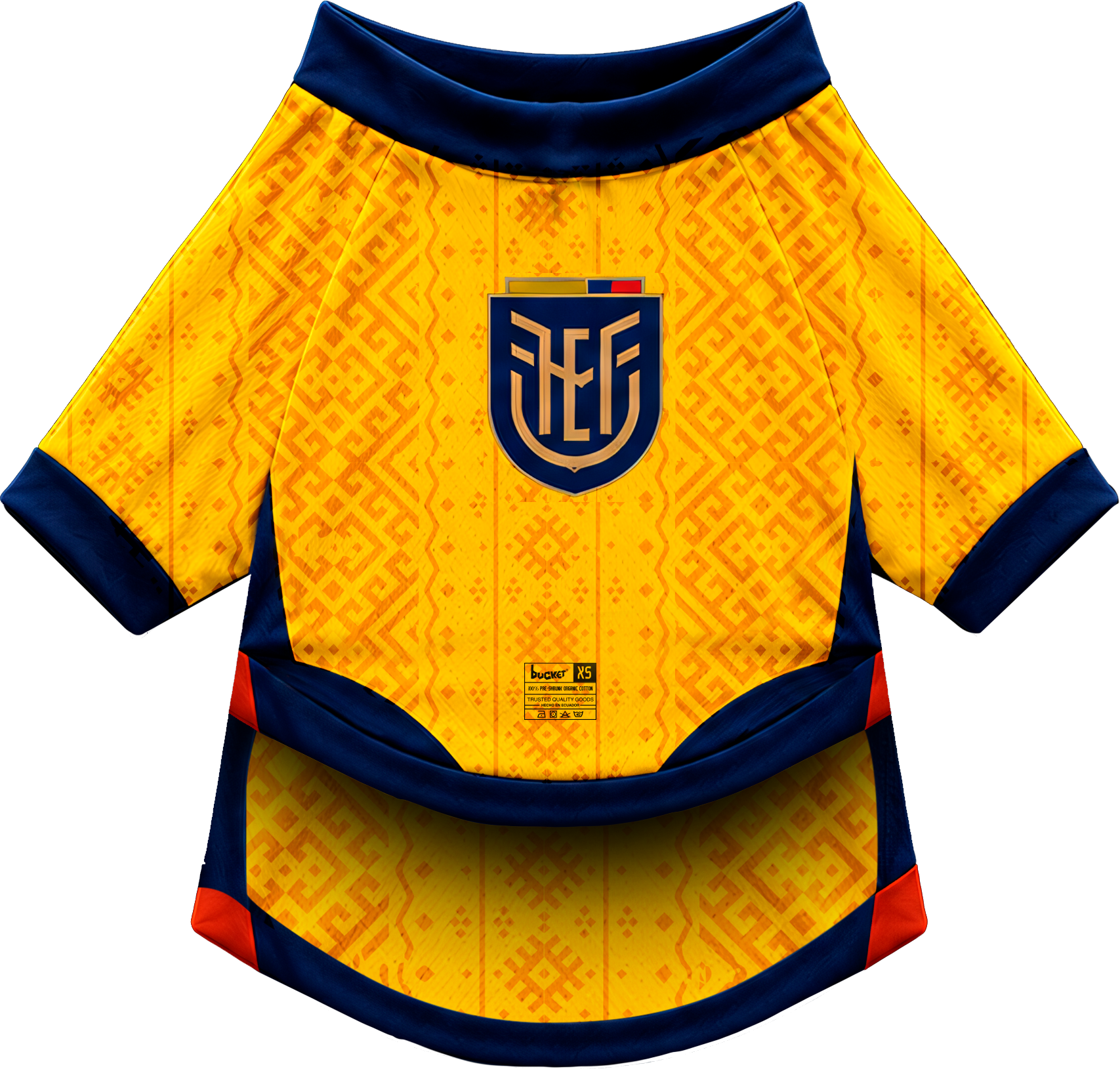 Camiseta para Perros y Gatos Ecuador Mundial 2026