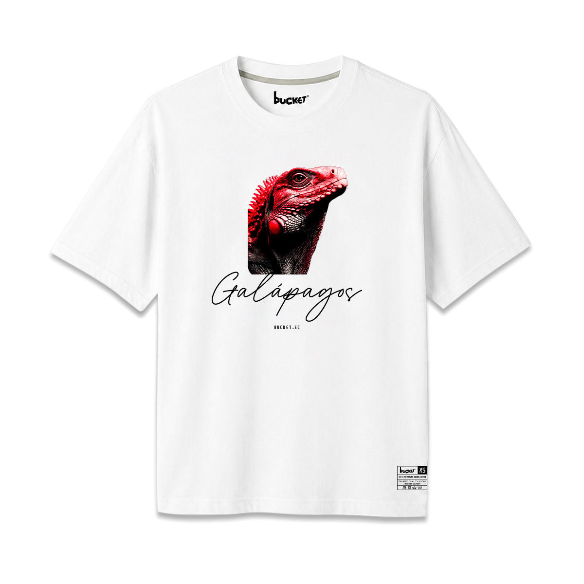 Galápagos Iguana Camiseta Slim Fit