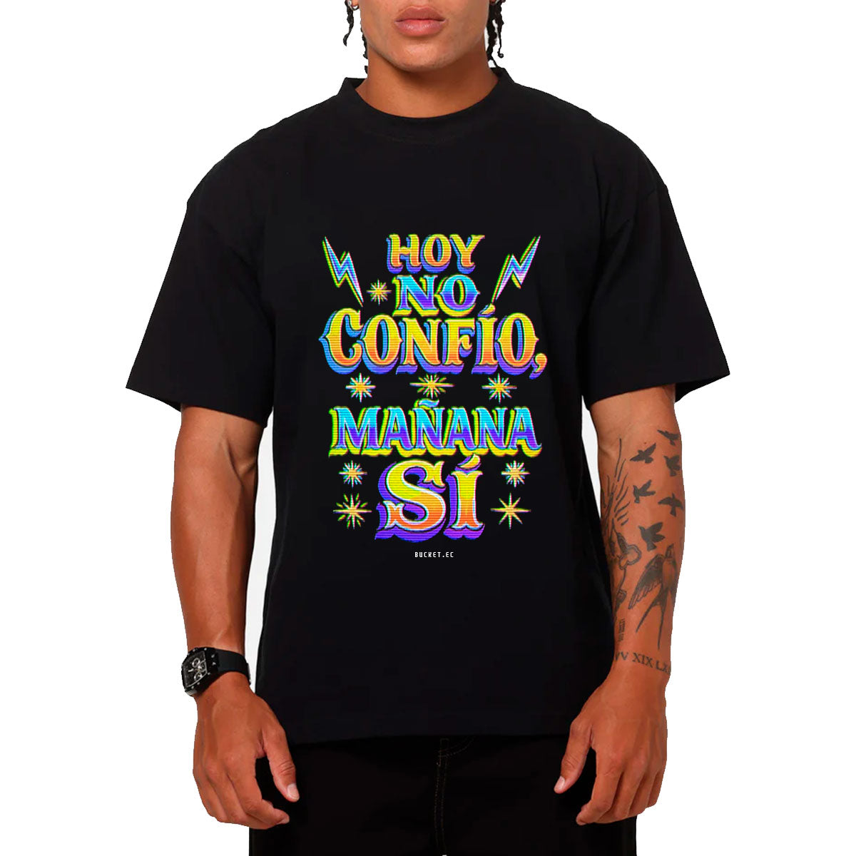 Hoy No Confío Camiseta Slim Fit