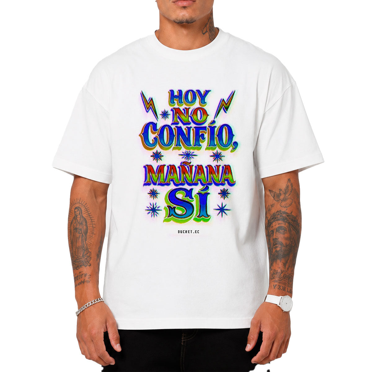 Hoy No Confío Camiseta Slim Fit