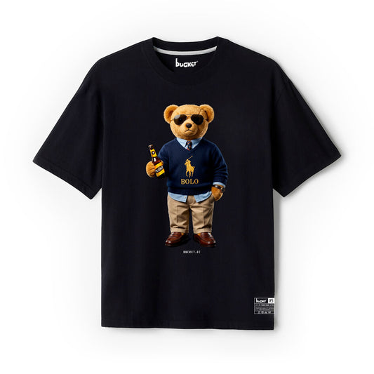 Oso Cerveza Camiseta Slim Fit