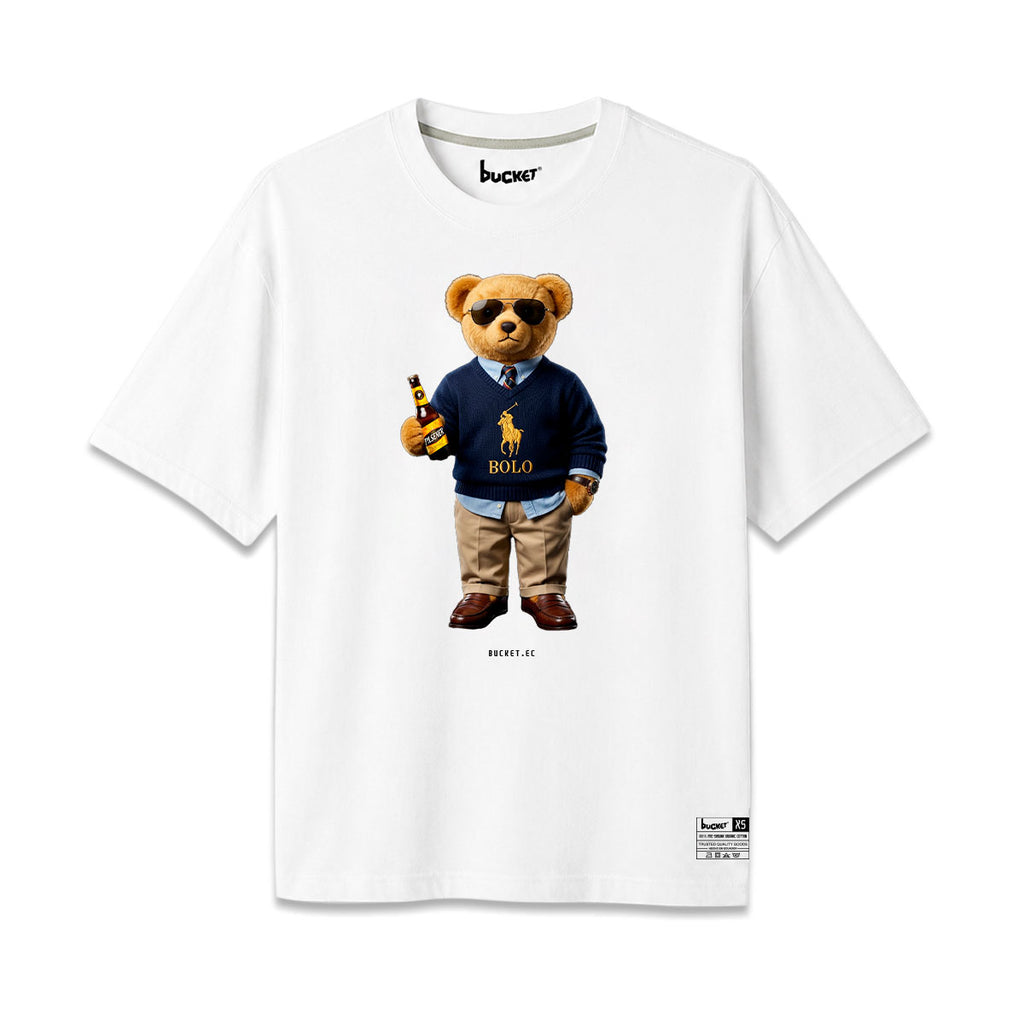 Oso Cerveza Camiseta Slim Fit