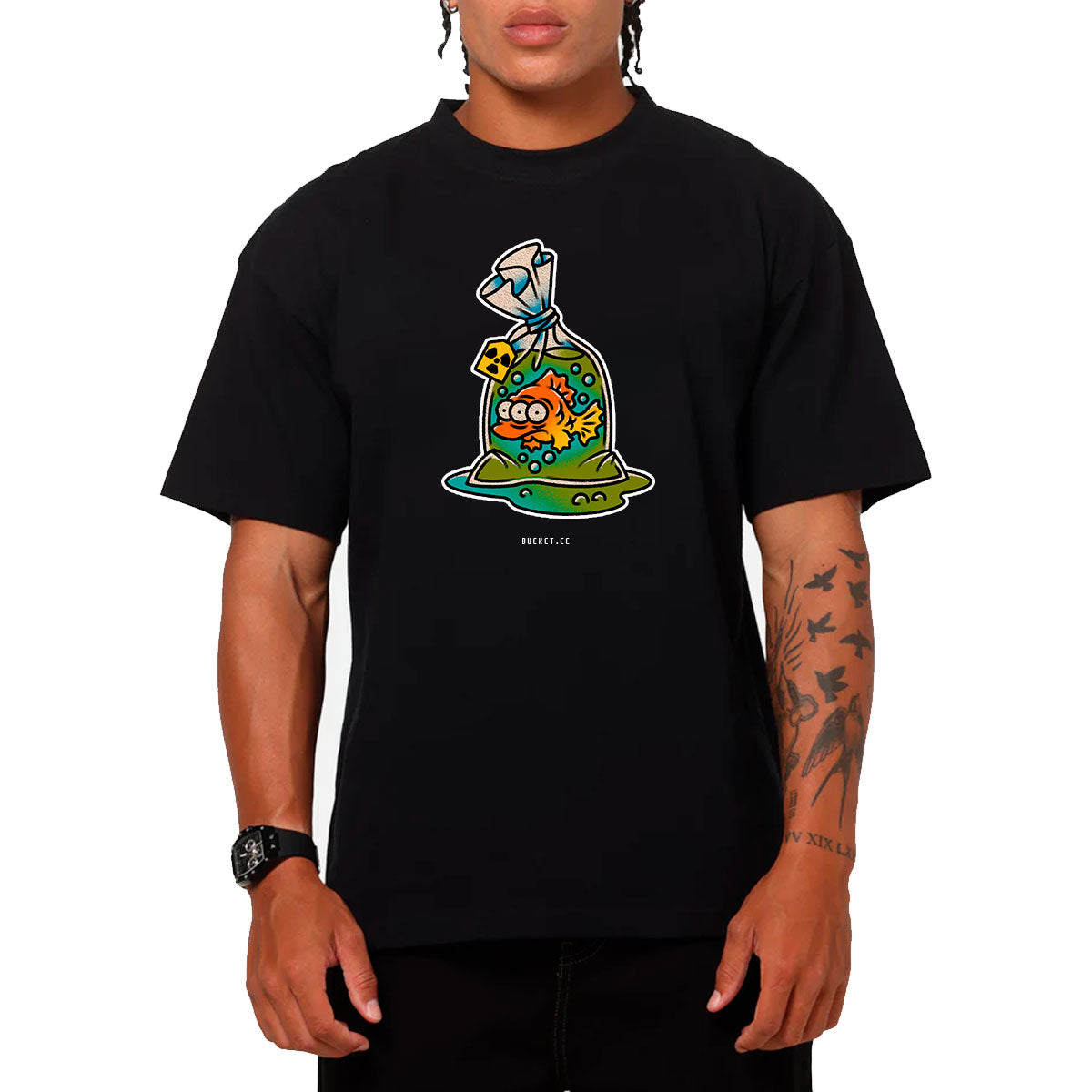 Perscado 3 Ojos Camiseta Slim Fit