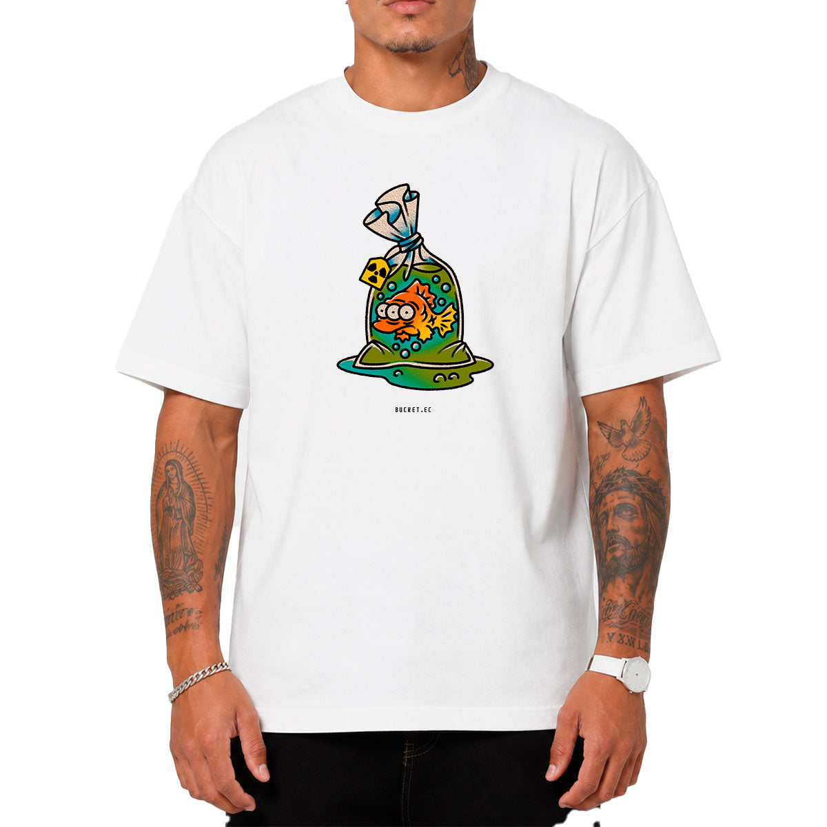 Perscado 3 Ojos Camiseta Slim Fit