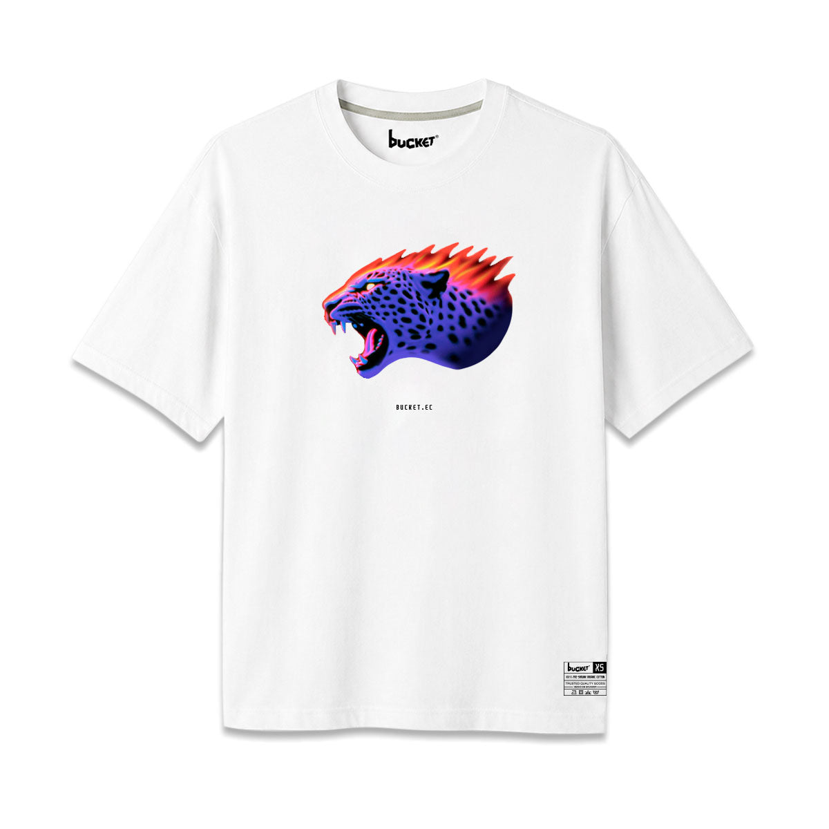 Jaguar Blanco Neon Camiseta Slim Fit