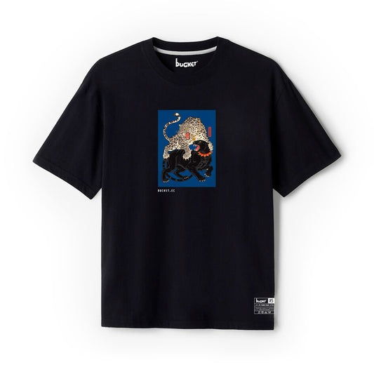 Dualidad de Tigre y Puma Camiseta Slim Fit