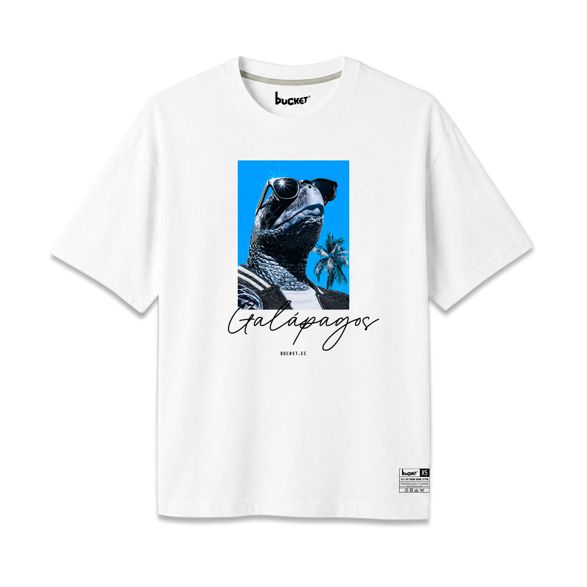 Galápagos Iguana Camiseta Slim Fit