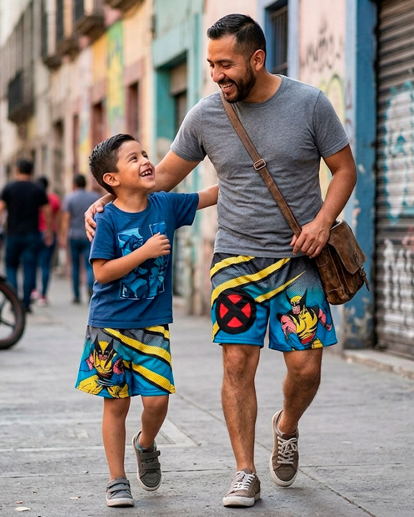 Comic Series Azul Short Slim Fit
