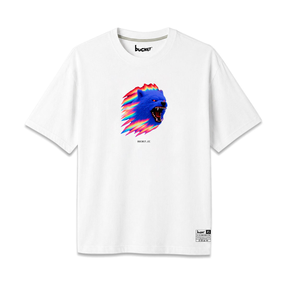 Lobo Neon Camiseta Slim Fit